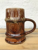 Zsolnay brown pint retro Zolnay pint