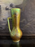 Zsolnay (nikelszky geza) - Eocene folk style vase