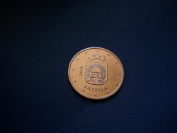 Latvia 5 euro cent 2014 unc!
