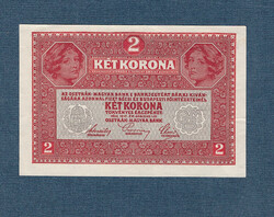 2 Crowns 1917 deutschösterreich stamp aunc -unc