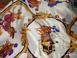 Colorful, Hermès-style large women's scarf