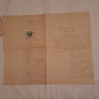 Teacher Orgovány's request to the Minister of the Interior and the letter from the Ministry of the Interior rejecting the request, 1917