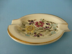 Zsolnay ivory bowl with flower pattern