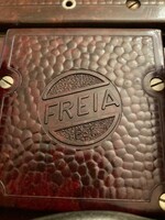 75-year-old Freia electric table sewing machine