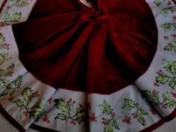 Christmas tree sole blanket, mantle