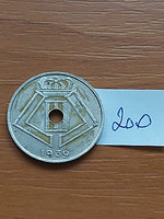 Belgium belgique - belgie 25 centimes 1939 nickel-brass, iii. King Leopold 200