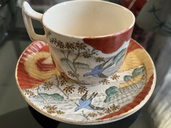 Japán Meiji csésze kistányérral