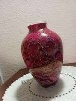 Hollóházi  öblös váza