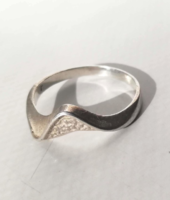 Régi hullámos ezüst gyűrű