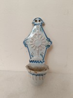 Antik szenteltvíz tartó 18.-19. század porcelán keresztény vallás fali szenteltvíztartó 234 7911