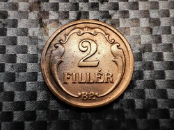 Hungary 2 pennies, 1938