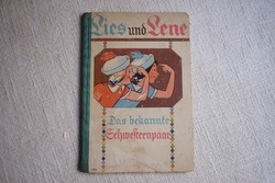 Lies und Lene Das bekannte Schwesternpaar , Hulda von Levetzow , 1930 -as évek , német mesekönyv