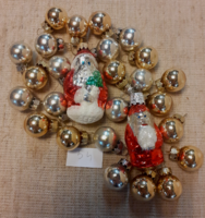 Old glass Christmas tree decoration. (54)