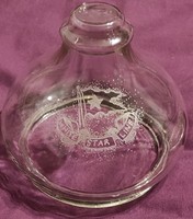 Antique white star line fly catcher bottle