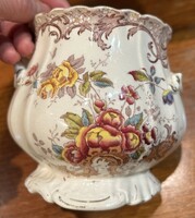 Sarreguemines fleury sugar bowl