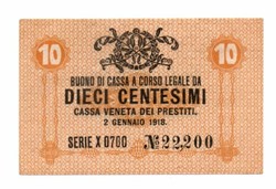 10 Centesimi 1918 Olaszország