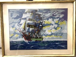 Tapestry on the sea