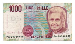 1000 Líra  1990 Olaszország