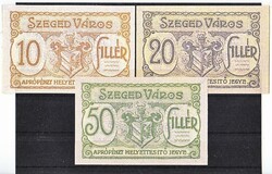 City of Szeged ticket 10-20-50 fils 1919 replica