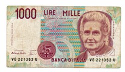 1000 Líra  1990 Olaszország