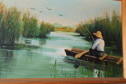 Horgászos festmény 207