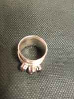 Israeli silver ring