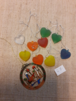 Old glass Christmas tree decoration. (67)