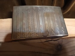 Silver-plated men's cigarette case