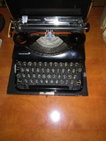 Antique triumph typewriter