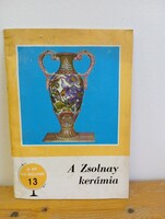 Retro Hungarian book, booklet. Zsolnay ceramics