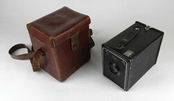 1P768 Old Agfa Camera in Leather Case