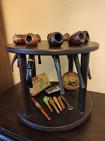 Pipetorium 10 pieces of pipe, pipe tobacco, accessories in a package
