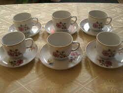 Hölóháza coffee set, porcelain