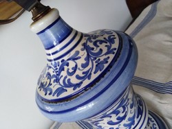 Ceramic table lamp - bourgeois style / antique