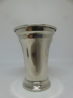 Hungarian silver baptismal glass