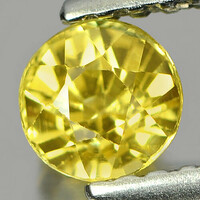 Dazzling! Real, 100% product. Canary yellow sapphire gemstone 0.56ct! (Vsi) only heat treated! E: HUF 134,900!