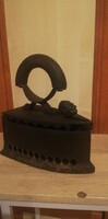 Old antique rare Ferencz József charcoal iron