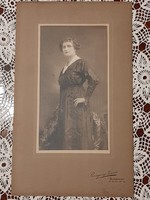 Rozgonyi désső antique lady photo Budapest viii. Üllői Road