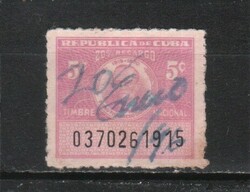 Document, tax, etc. 0039 (Cuba)