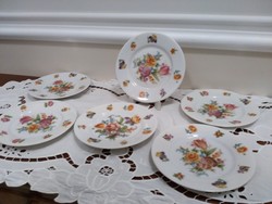 Antique Meissen Pattern Erdmann Schlegelmilch Dessert Plates from 1891
