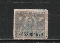 Document, tax, etc. 0040 (Cuba)