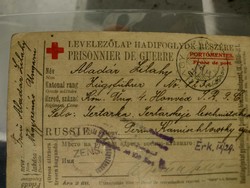 WW1 postcard prisoners of war zugsführer - to Russia 1917