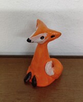 Retro or modern ceramic fox figure