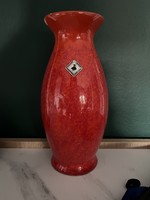 Hungária ceramic applied art vase
