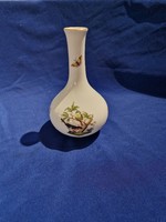 Herendi Porcelán madaras Rothschild mintás pillangós lepkés váza