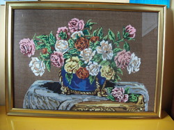 A large, wonderful tapestry still life