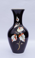 Large German porcelain unterweissbach vase with elegant decoration