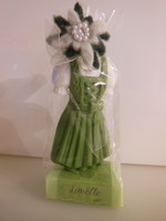 Soap - new - in the shape of a drindli dress - 16 x 7 cm - 7 x 5 x 2.5 cm - handmade