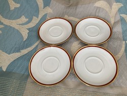 Hüttl Tivadar kávés alátét tányérok (4 db)