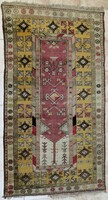 Sz/02 - antique, oriental, hand-knotted 200x110 cm woolen Persian rug